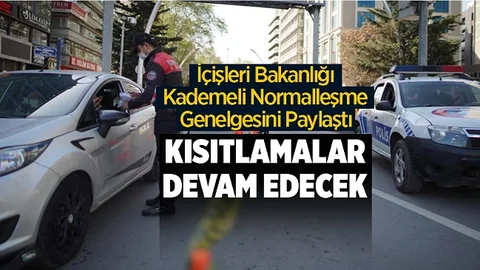 Kademeli Normalleşme Tedbirleri Genelgesi