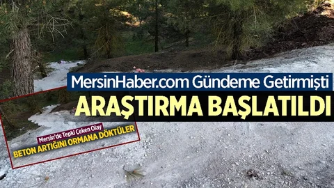 Mersin'de Doğaya Yapılan İhanet Cezasız Kalmayacak