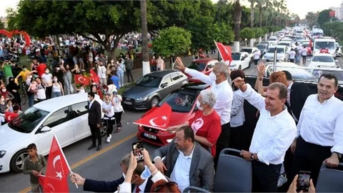 19 Mayıs Coşkusu Mersin’in Caddelerini Kuşattı
