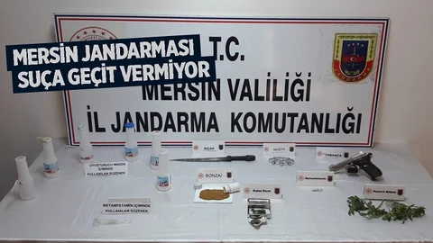 Mersin Jandarması Uyuşturucuya Geçit Vermiyor