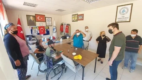 Boltaç’tan Türkiye Sakatlar Derneği Tarsus Şubesi’ne Ziyaret