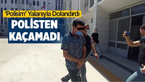 Mersin'de Polislik Yalanıyla Dolandırıcılık Yapan Zanlı Yakalandı