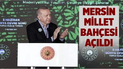Mersin Millet Bahçesi Açıldı