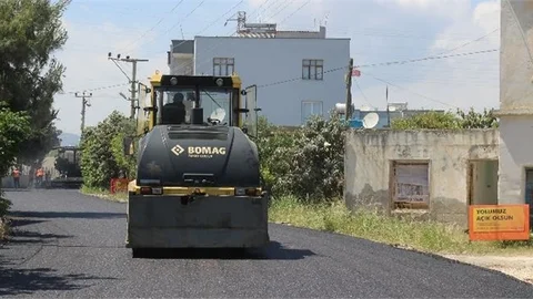 Ekiplerden Kargıcak’ta Yol Çalışması
