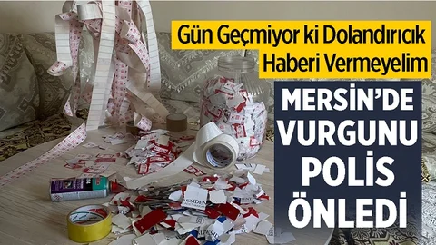 Mersin'de Büyük Vurgunu Polis Önledi