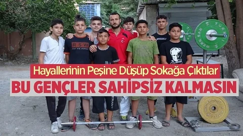 Hayallerine Kavuşmak İçin Sokakları Spor Salonu Yaptılar