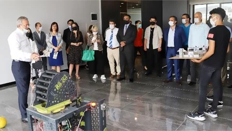 Atsız Afşın Yılmaz ve Mep’ten Model Fabrika’ya Ziyaret