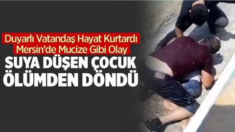 Sulama Kanalına Düşen Çocuk Ölümden Döndü