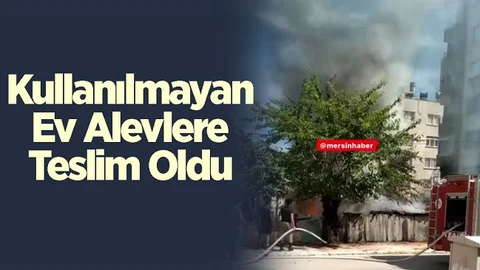 Mersin'de Yangın, Dumanlar Birçok Yerden Görüldü