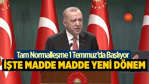 Korona Önlemlerinde Yeni Dönem 1 Temmuz'da Başlıyor