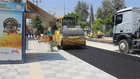 Büyükşehir’den Şevket Sümer ve Güneş Mahallerinde Yol Çalışması