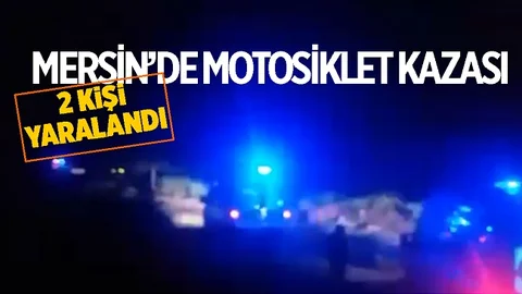 Motosiklet Dere Yatağına Uçtu, 2 Yaralı