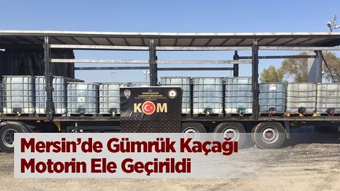 Kaçak Motorin Ele Geçirildi