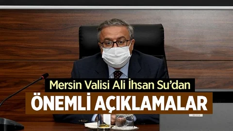 Mersin Valisi Ali İhsan Su, 2021 Yılı Proje Tutarını Açıkladı