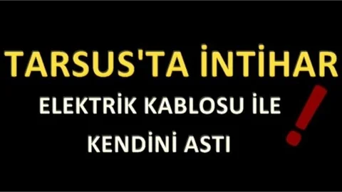 Tarsus'ta Acı Olay!