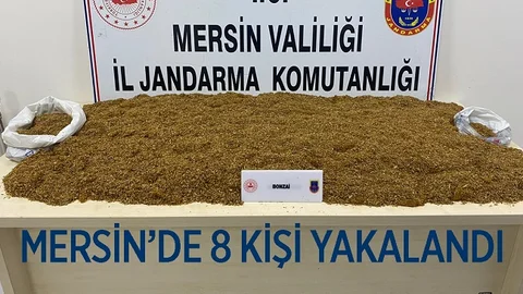 8 Kişi Mersin'de Jandarma Ekiplerince Gözaltına Alındı