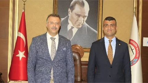 Başsavcı Öztoprak’tan, Baro Başkanı Özdemir’e Ziyaret