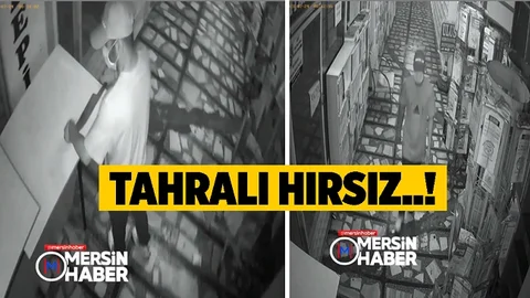 Mersin'de Tahralı Hırsız Dehşeti