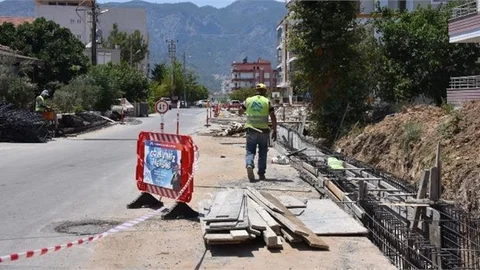 MESKİ, Bozyazı’ya Yeni Yağmursuyu Hattı Kazandırıyor