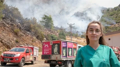 Mersin Büyükşehir, Yangından Etkilenen Hayvanlar İçin Yardıma Koştu