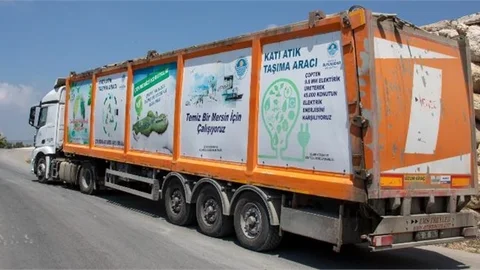 Mersin Büyükşehir, Bayramda 8 Bin 658 Ton Evsel Katı Atığı Taşıdı