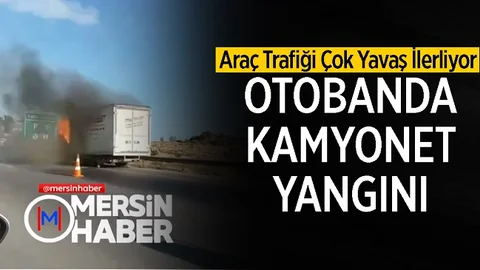 Yanan Kamyon Sebebiyle Trafik Akışı Durma Noktasına Geldi