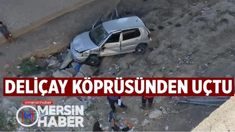 Köprüden Uçan Araçtaki 2 Kişi Yaralandı