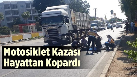 Motosiklet Kazasında Feci Ölüm; 1 Ölü 1 Yaralı