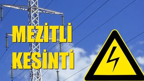 Mezitli Elektrik Kesintisi 18 Ağustos Çarşamba