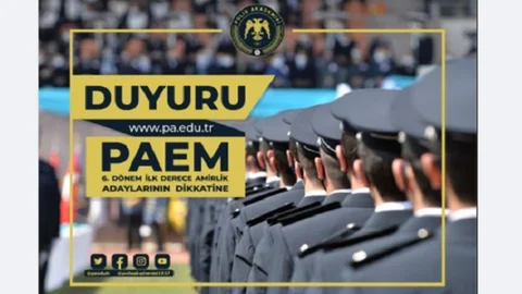 2021 Yılı 6. Dönem İlk Derece Amirlik Eğitimi Sınavına İlişkin Duyuru