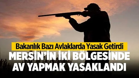 Mersin'de Av Yasağı! İki Avlakta Yasak Geldi...