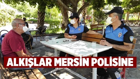 Mersin Polisinden Huzerevi Sakinlerine Ziyaret