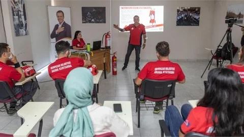 Mersin Büyükşehir İtfaiyesi’nden Odunpazarı Belediyesi’ne Eğitim