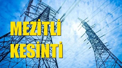 Mezitli Elektrik Kesintisi 26 Ağustos Perşembe