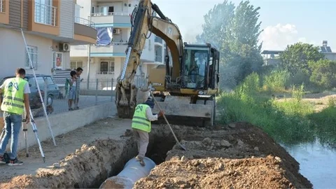 MESKİ, Tarsus’un Merkezinde Açıktan Akan Kanalı Kapattı