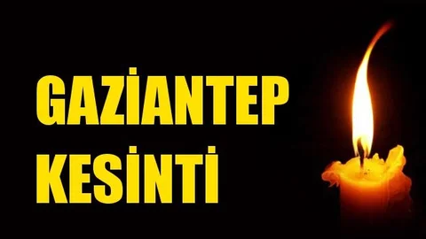 Gaziantep Elektrik Kesintisi 28 Ağustos Cumartesi