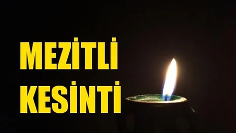 Mezitli Elektrik Kesintisi 01 Eylül Çarşamba