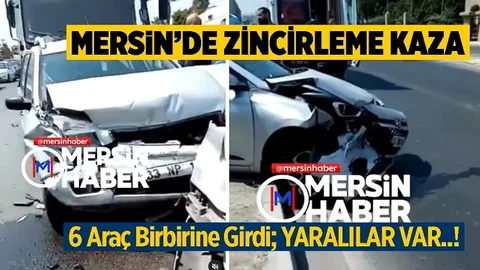Mersin'de Kaza, Yaralılar Var...