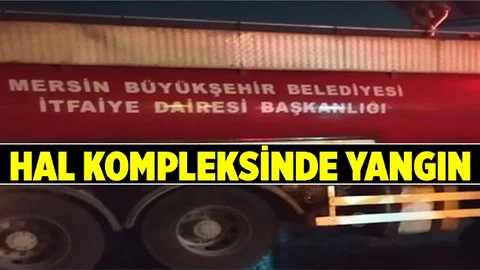 Mersin'de İlçe Halinde Çıkan Yangın Sonrası Ekipler Seferber Oldu