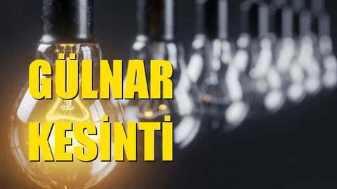 Gülnar Elektrik Kesintisi 05 Eylül Pazar