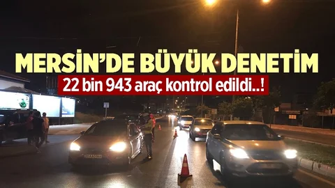 Mersin'de Kurallara Uymayan Sürücülere Rekor Ceza