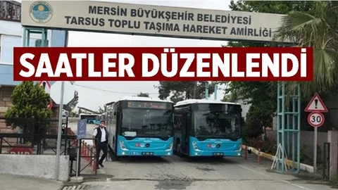 Toplu Taşıma Araçlarının Saatlerine Yeni Düzenleme