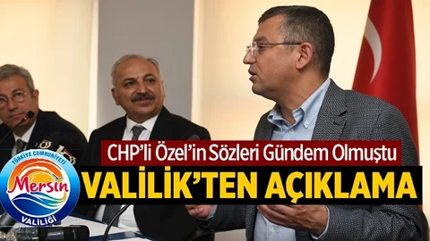 İddialar Sonrası Mersin Valiliği'nden Açıklama