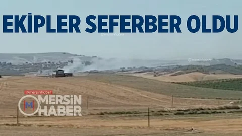 Mersin'deki Orman Yangını Zamanında Müdahale İle Söndürüldü