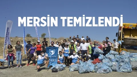 Mersin Gelincik Tepesi'ndeki Çöpler Temizlendi