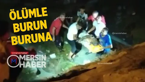 Sulama Kanalına Düşen Adamı İtfaiye Kurtardı