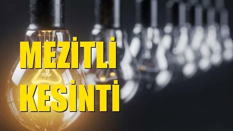 Mezitli Elektrik Kesintisi 21 Eylül Salı