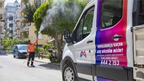 1 Milyon 912 Bin 220 Kez İlaçlama Çalışması Yapıldı