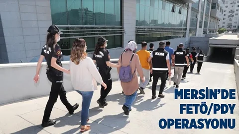 Mersin'deki FETÖ Operasyonunda 3 Kişi Tutuklandı