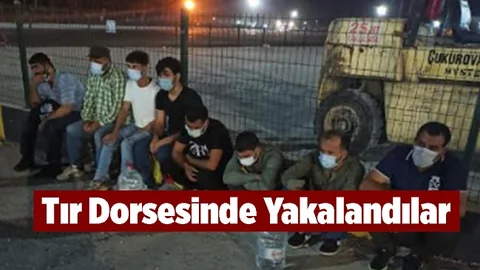 Mersin'de 8 Kaçak Göçmen Yakalandı